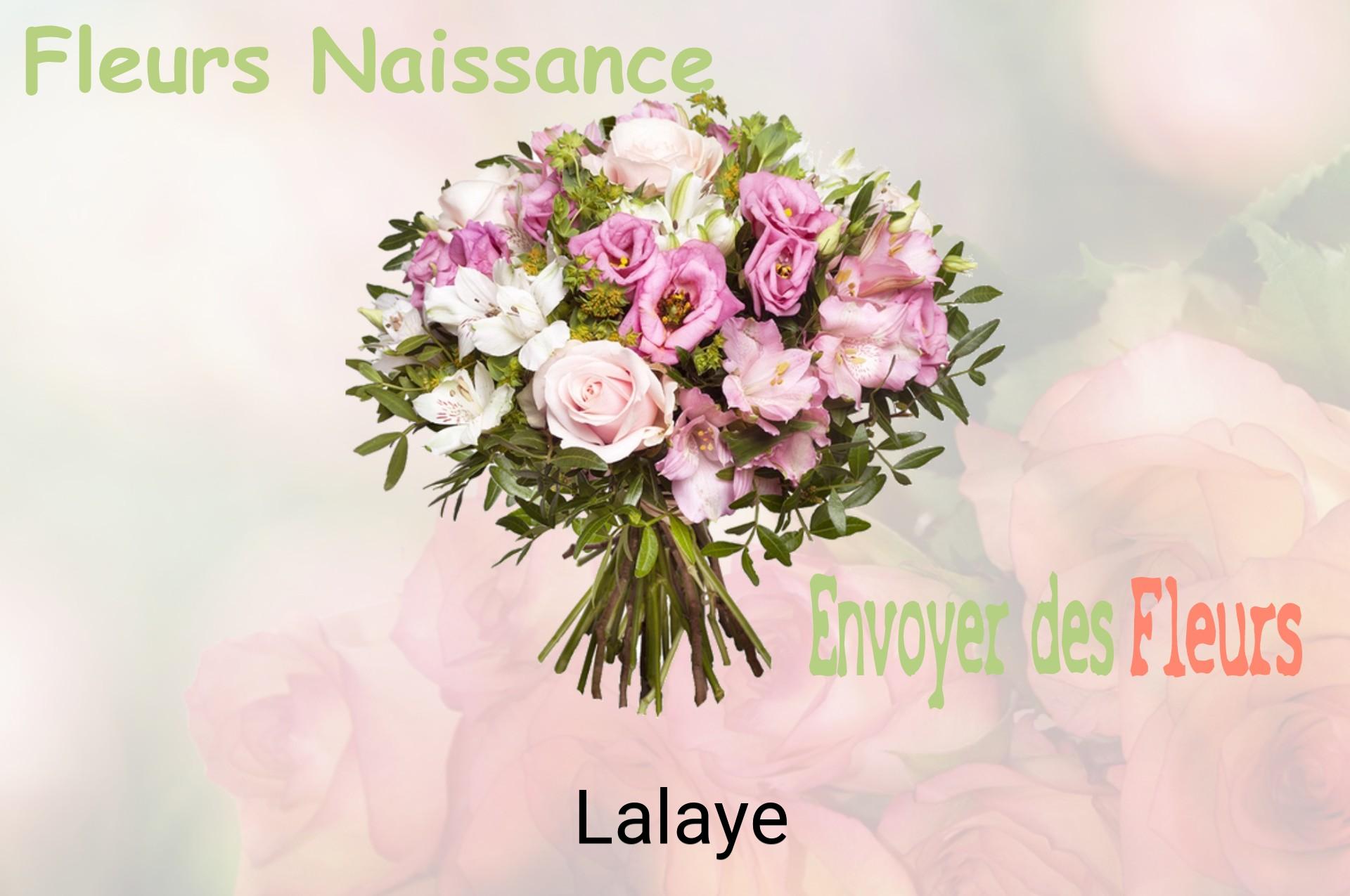 Bouquet de fleurs de naissance livré à Lalaye